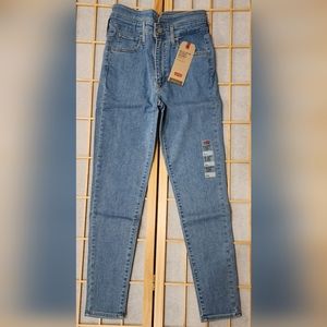Levi's Mile High Super Skinny Ankle Jeans Women's Size 26 Brand New